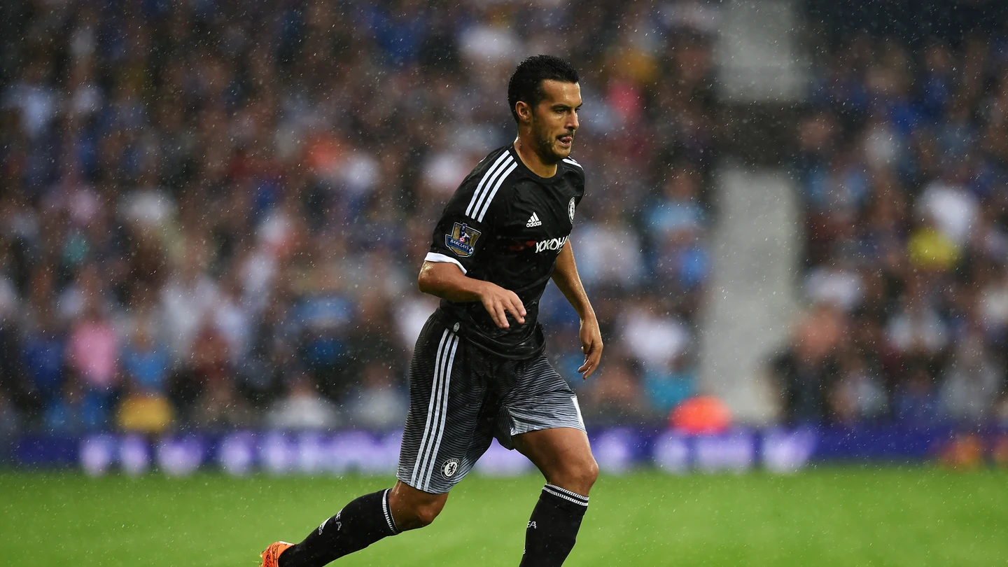 El delantero del Chelsea Pedro Rodríguez durante una jugada El delantero del Chelsea Pedro Rodríguez durante una jugada
