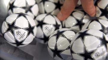 Bolas del sorteo de la Champions League