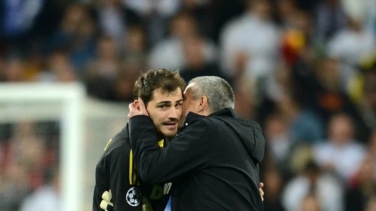 Iker Casillas y José Mourinho, durante su etapa en el Real Madrid Iker Casillas y José Mourinho, durante su etapa en el Real Madrid