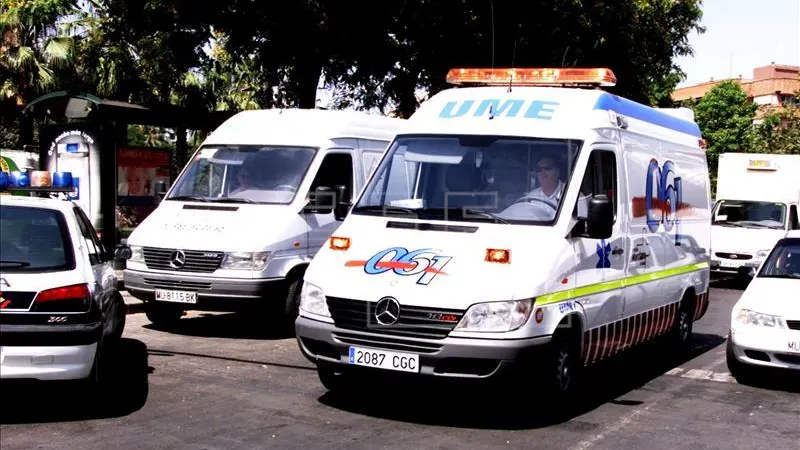 Imagen de una ambulancia en Murcia Imagen de una ambulancia en Murcia