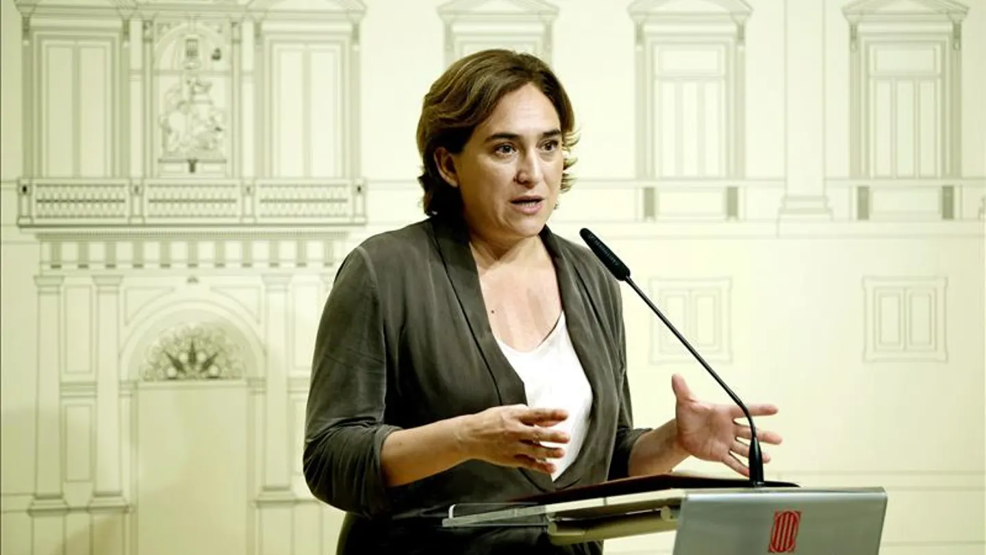 La alcaldesa de Barcelona, Ada Colau La alcaldesa de Barcelona, Ada Colau