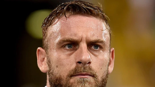 Daniele de Rossi durante un partido Daniele de Rossi durante un partido
