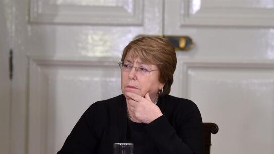 Foto de archivo de la presidenta de Chile, Michelle Bachelet