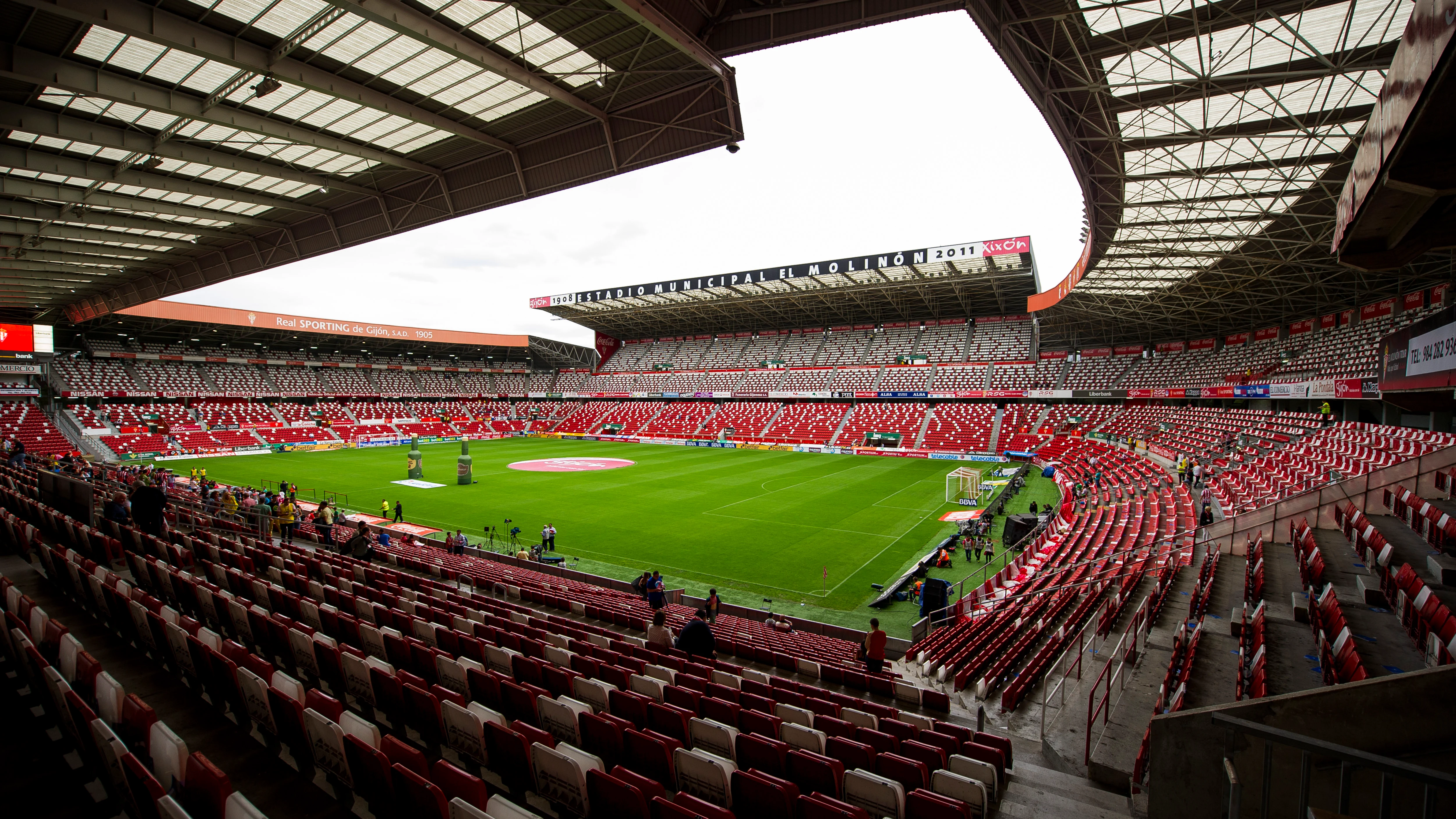 El estadio de El Molinón