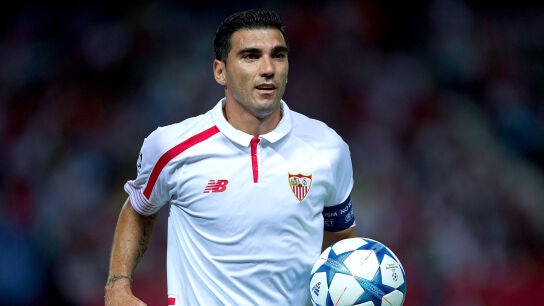 Jos&eacute; Antonio Reyes, durante un partido de Champions League