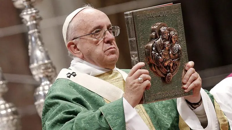 El Papa Francisco en la Basílica de San Pedro