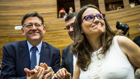 Ximo Puig y Mónica Oltra Ximo Puig y Mónica Oltra