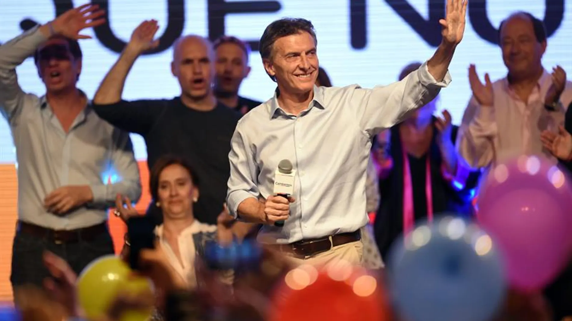  El candidato a la presidencia de Argentina por Cambiemos Mauricio Macri 