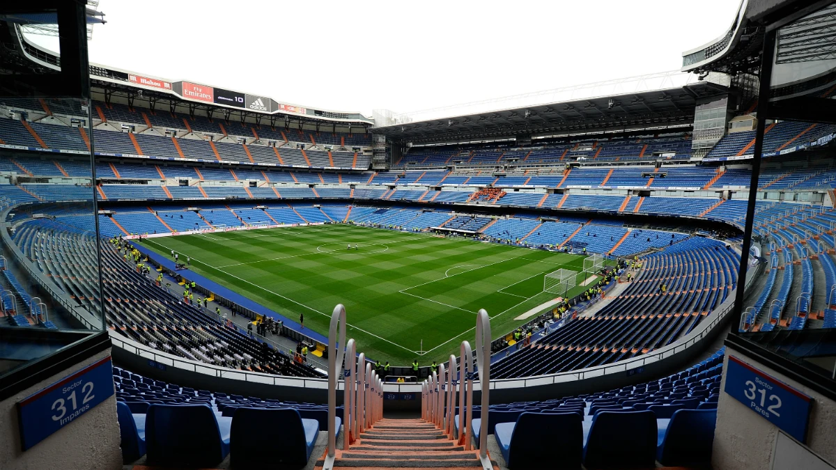 Imagen del estadio Santiago Bernabéu