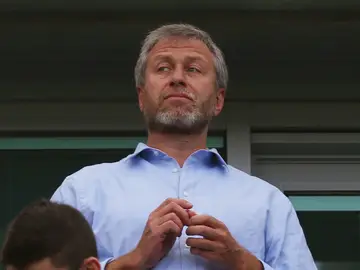 Roman Abramovich, durante un partido del Chelsea