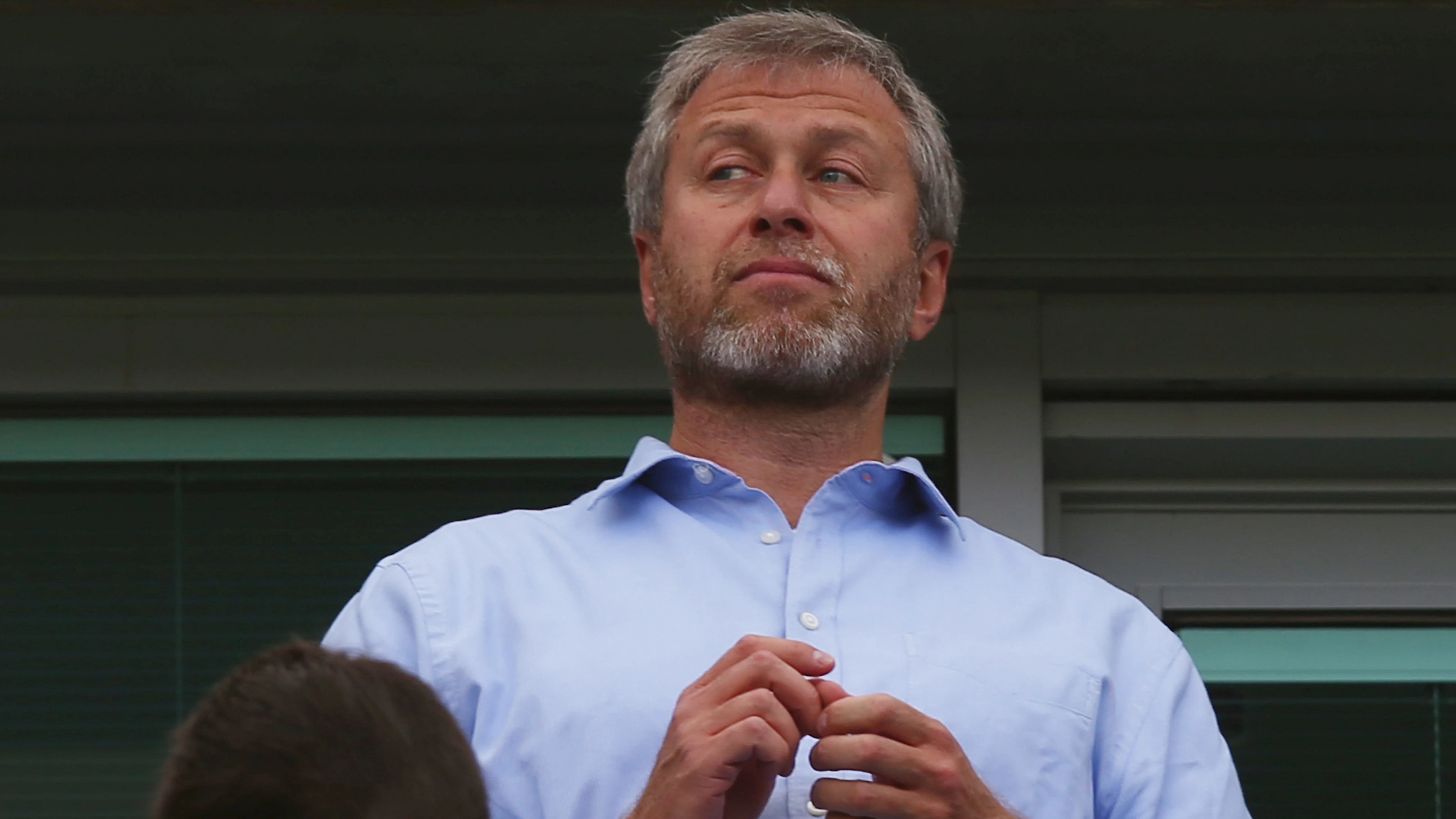 Roman Abramovich, durante un partido del Chelsea