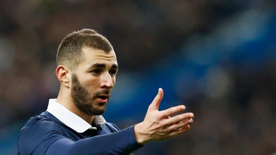 Karim Benzema con la selección Karim Benzema con la selección