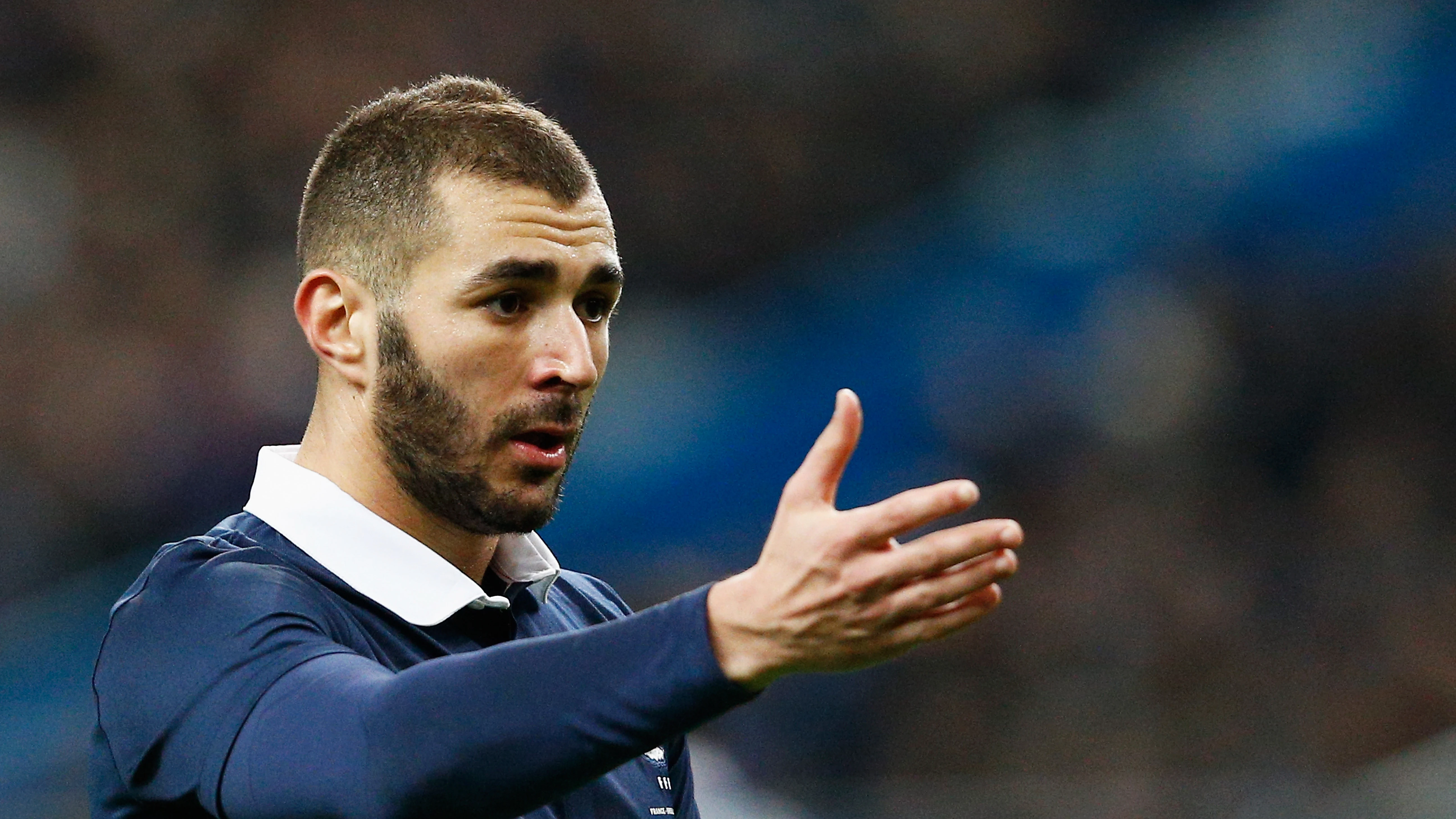 Karim Benzema con la selección