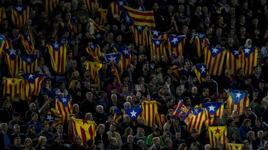 Esteladas en el Camp Nou Esteladas en el Camp Nou