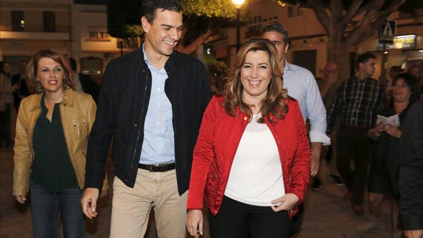 Pedro S&aacute;nchez y Susana D&iacute;az