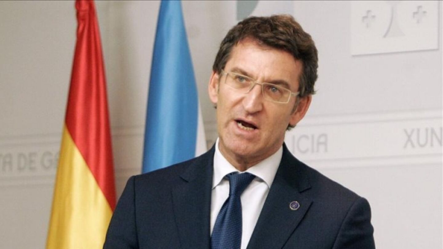 Alberto N&uacute;&ntilde;ez Feijo&oacute;, presidente de la Xunta de Galicia