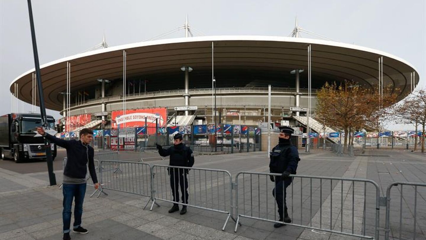 El estadio donde se produjo el atentado vigilado por la Polic&iacute;a