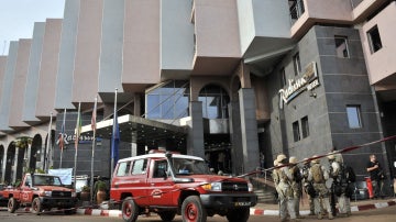 Hotel de Mali en el que se ha producido el ataque