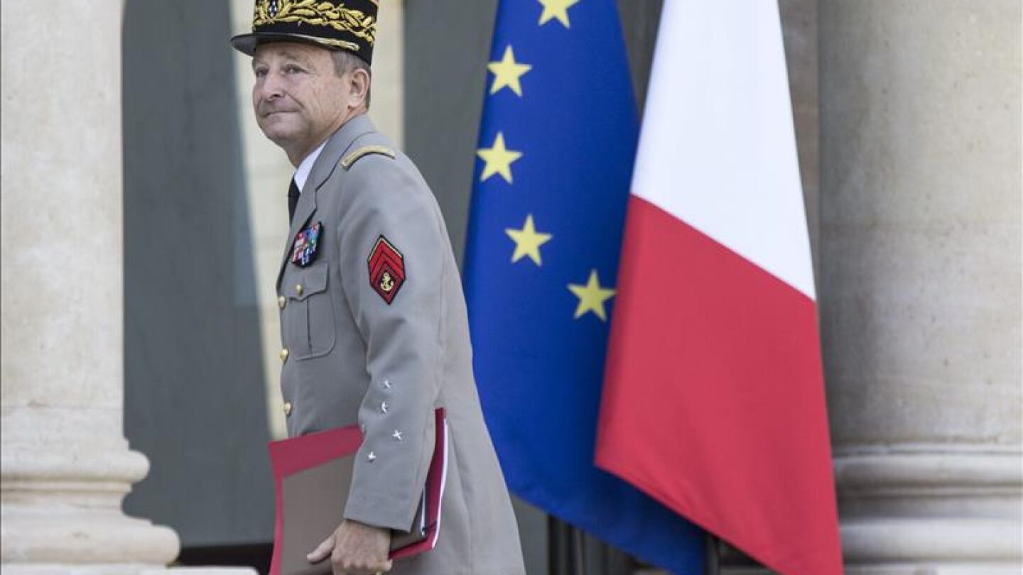El jefe del Estado Mayor del Ej&eacute;rcito franc&eacute;s, el general Pierre de Villiers