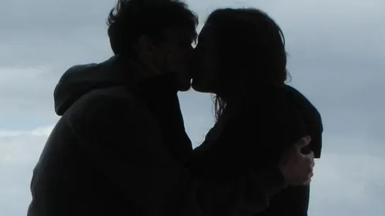 Pareja de adolescentes. Pareja de adolescentes.