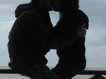 Pareja de adolescentes. Pareja de adolescentes.