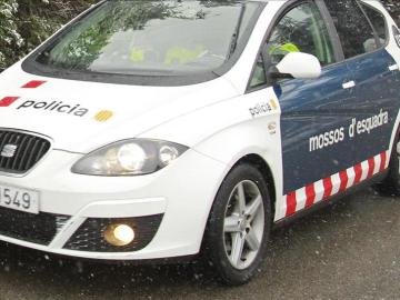 Un coche de los Mossos Un coche de los Mossos