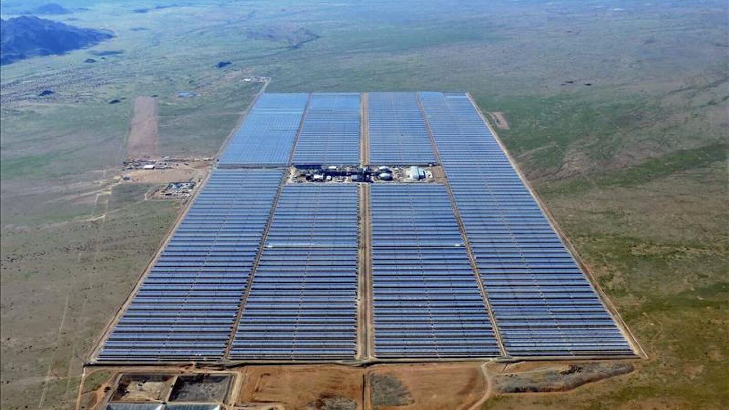 Planta Kaxu Solar One de Abengoa, en Pofadder (Sud&aacute;frica)
