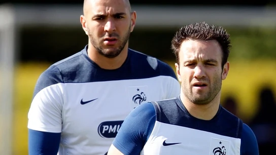 Valbuena y Benzema Valbuena y Benzema