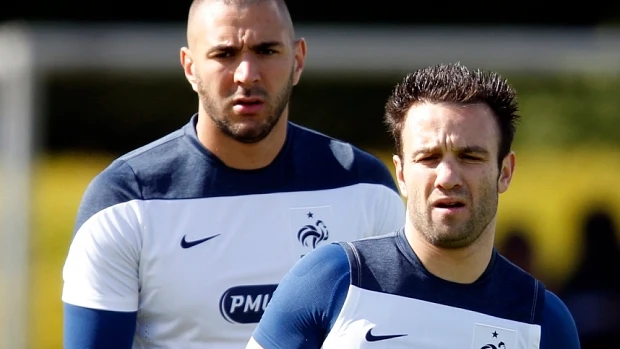 Valbuena y Benzema