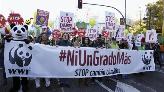 Participantes en la Marcha Mundial por el Clima Participantes en la Marcha Mundial por el Clima