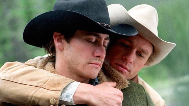 Heath Ledger y Jake Gyllenhaal en 'Brokeback Mountain'