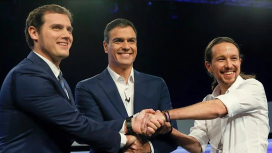 Rivera, Sánchez e Iglesias Rivera, Sánchez e Iglesias