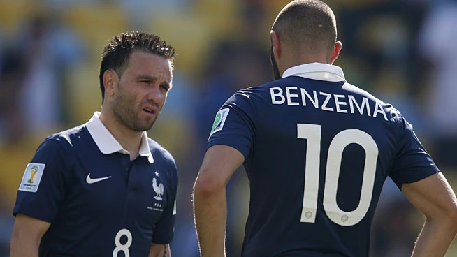 Benzema y Valbuena Benzema y Valbuena