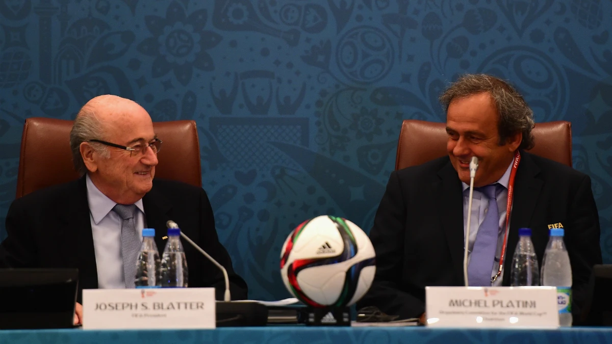 Platini, con Blatter