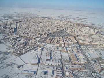 Albacete nevado en enero de 2010 Albacete nevado en enero de 2010