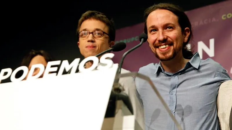 Pablo Iglesias e Íñigo Errejón