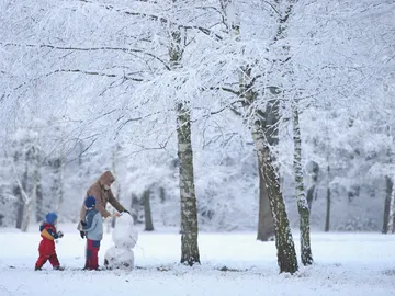 Imagen típica del invierno Imagen típica del invierno