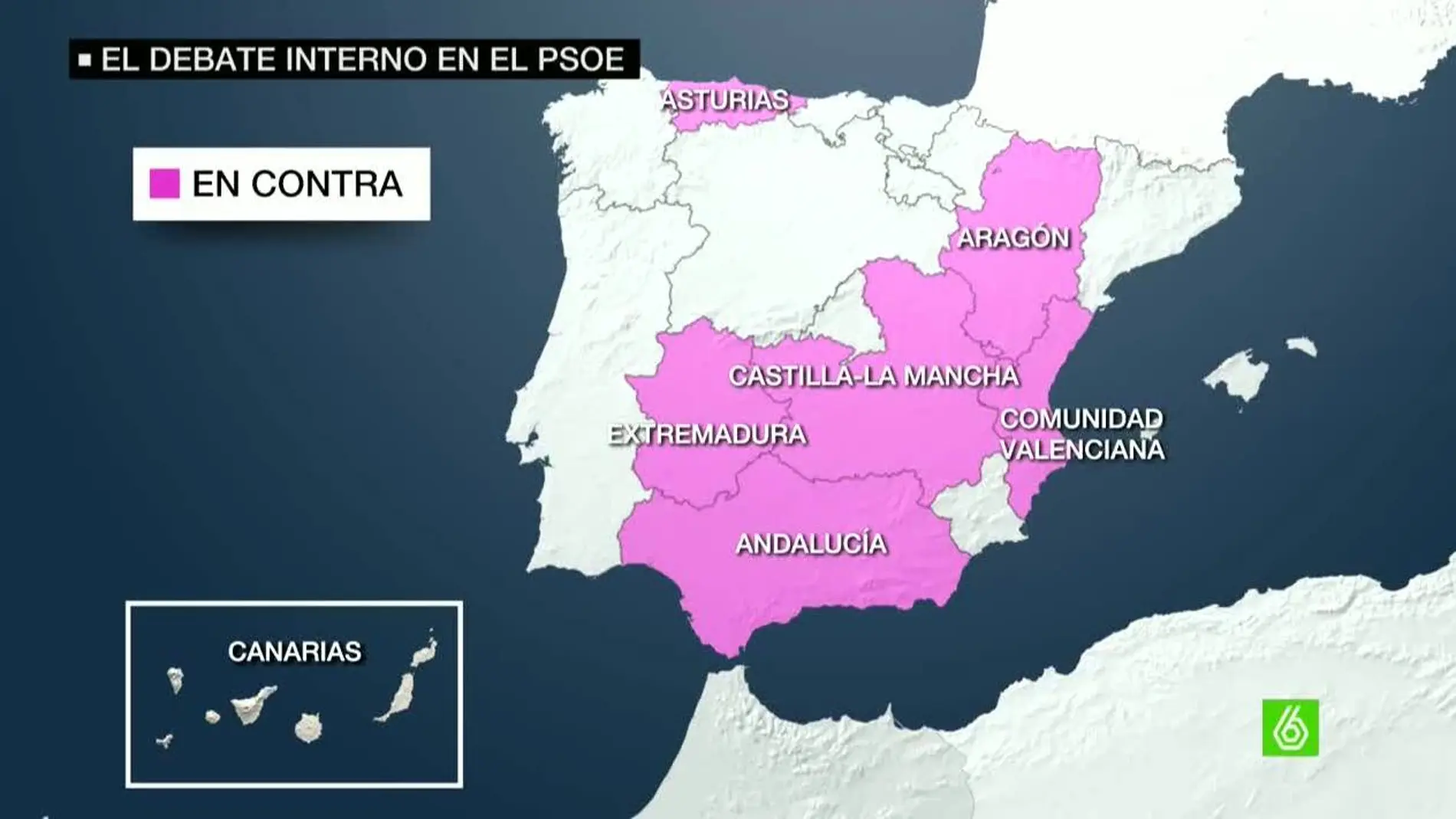 Las federaciones que quieren mantener la fecha del congreso del PSOE