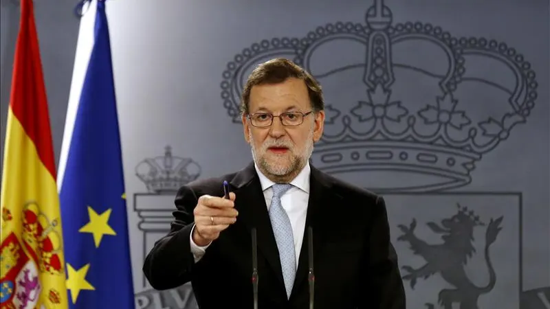 Rajoy, durante la rueda de prensa del Consejo de Ministros Rajoy, durante la rueda de prensa del Consejo de Ministros