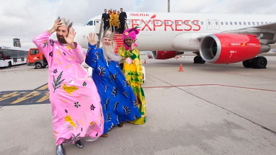 Los Reyes Magos en la Terminal 4 Los Reyes Magos en la Terminal 4