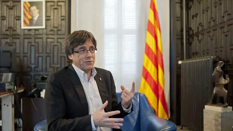 El alcalde de Girona, el convergente Carles Puigdemont El alcalde de Girona, el convergente Carles Puigdemont