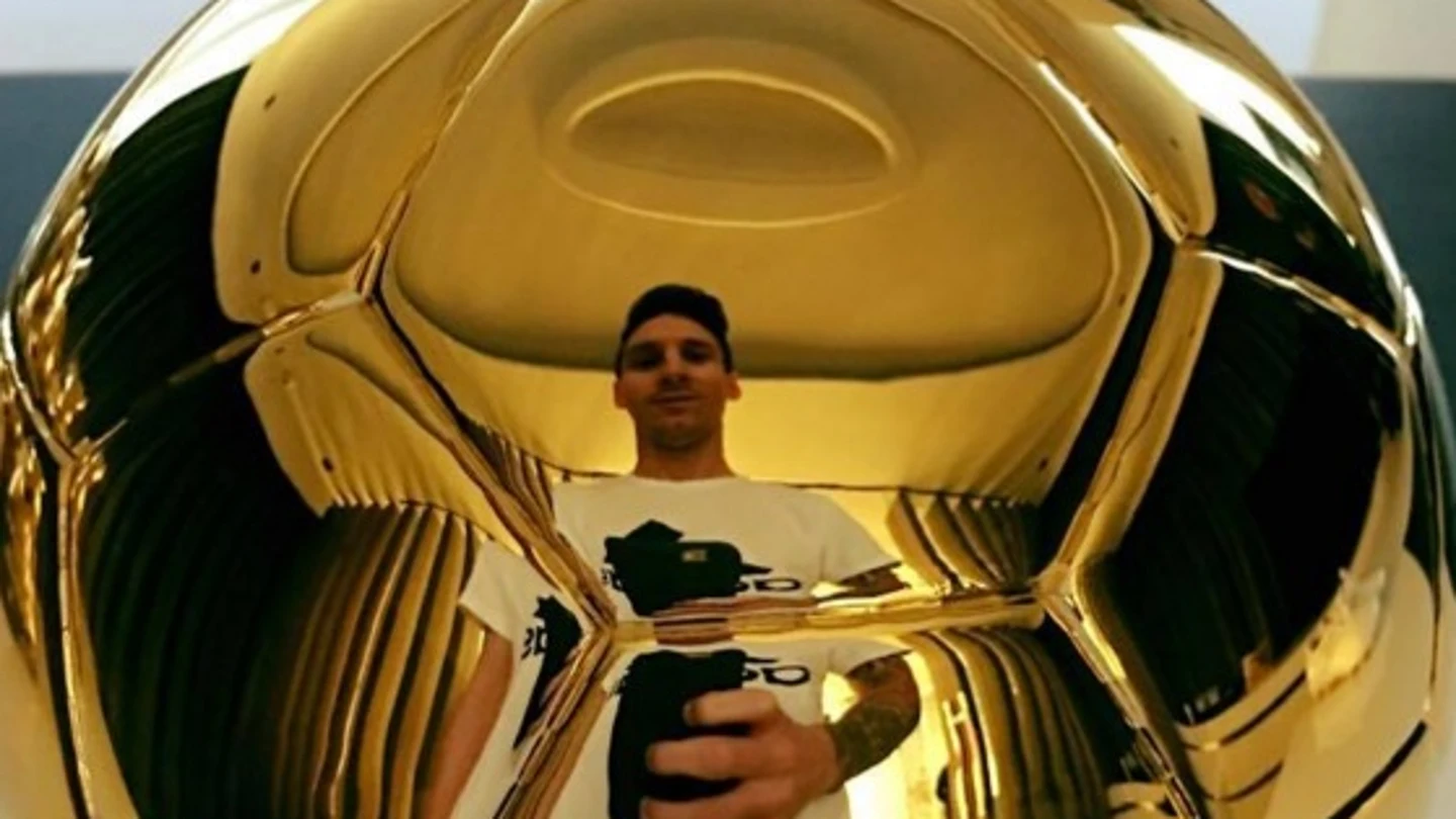 El Balón de Oro de Messi El Balón de Oro de Messi
