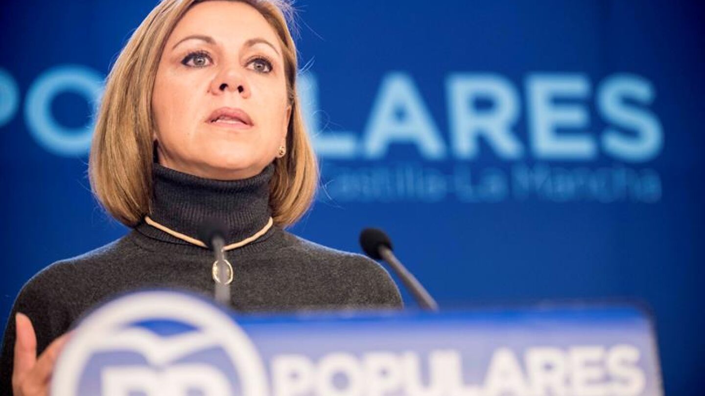 La presidenta del PP de Castilla-La Mancha, Dolores de Cospedal