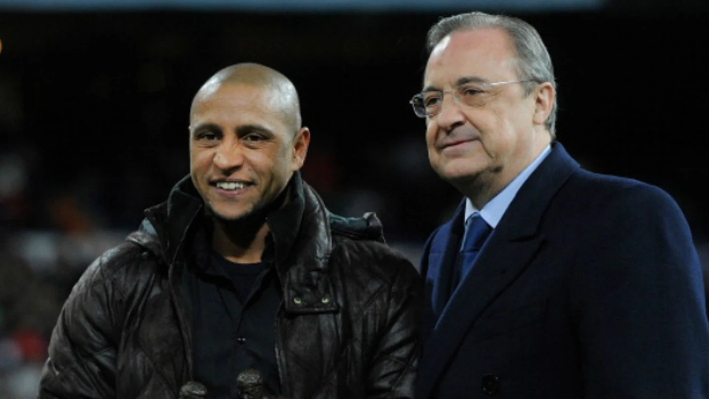 Roberto Carlos y Florentino Pérez Roberto Carlos y Florentino Pérez