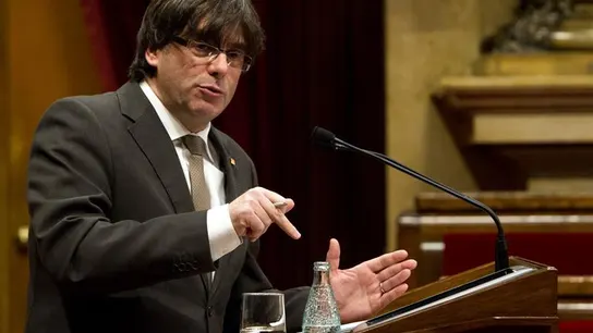 El presidente de la Generalitat, Carles Puigdemont El presidente de la Generalitat, Carles Puigdemont
