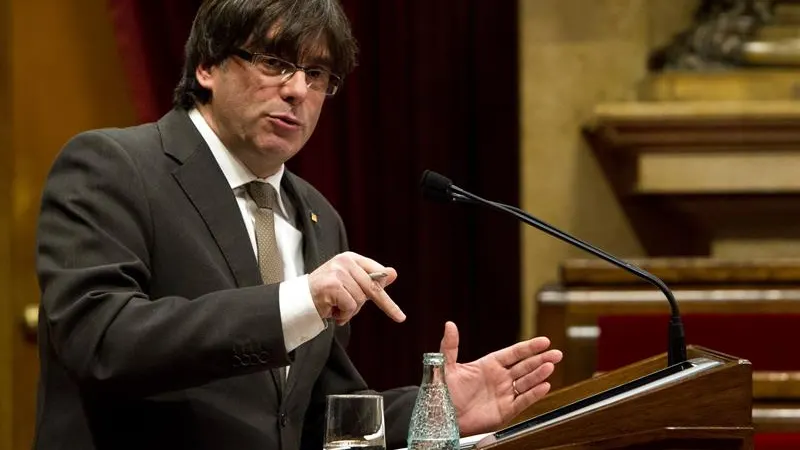 El presidente de la Generalitat, Carles Puigdemont