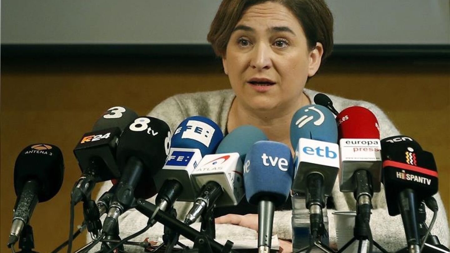La l&iacute;der de Barcelona en Com&uacute; y alcadesa de Barcelona, Ada Colau