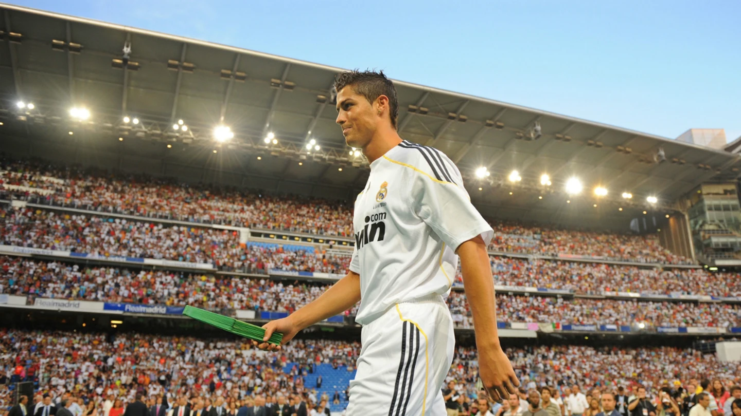 Cristiano Ronaldo, el día de su presentación con el Real Madrid Cristiano Ronaldo, el día de su presentación con el Real Madrid