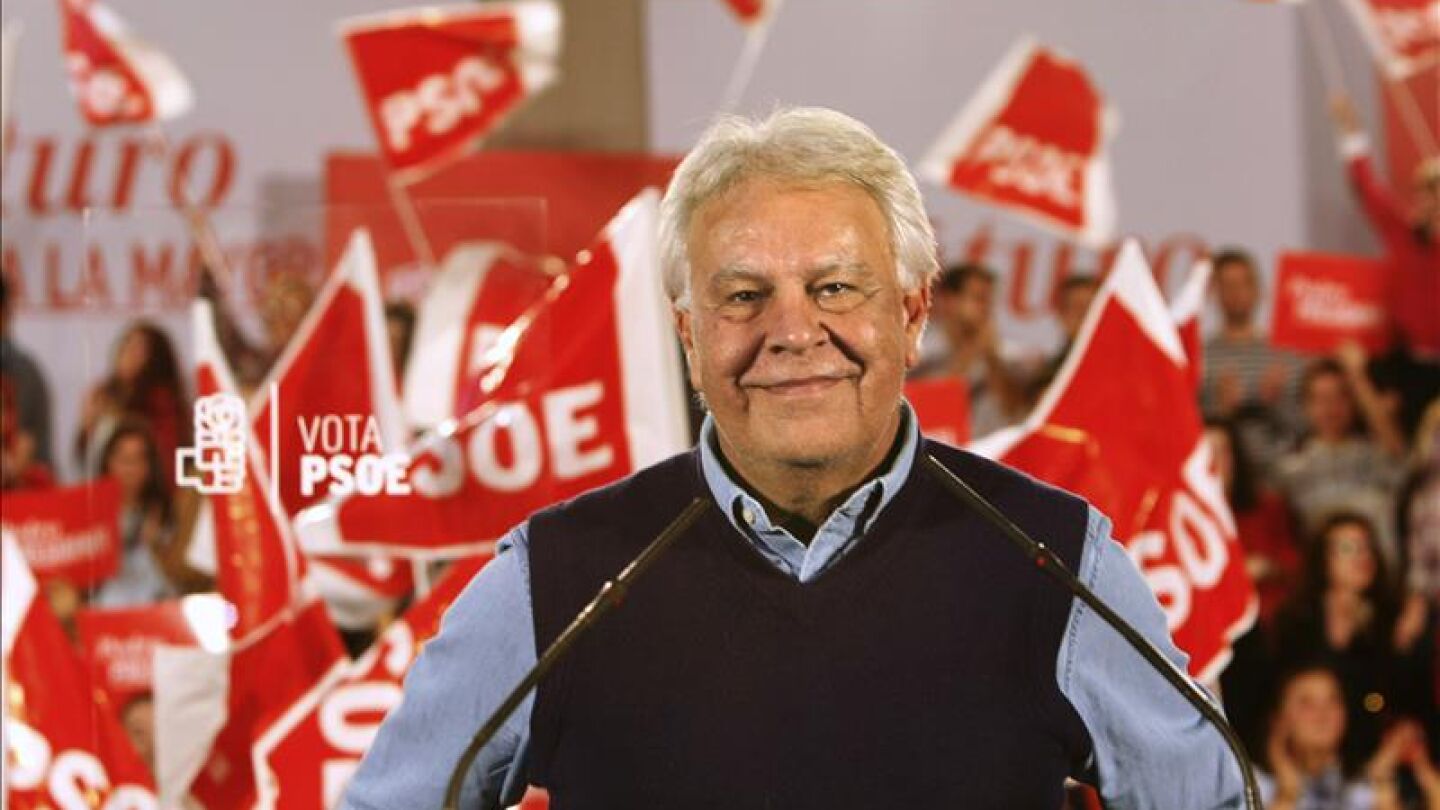 El expresidente del Gobierno Felipe Gonz&aacute;lez 