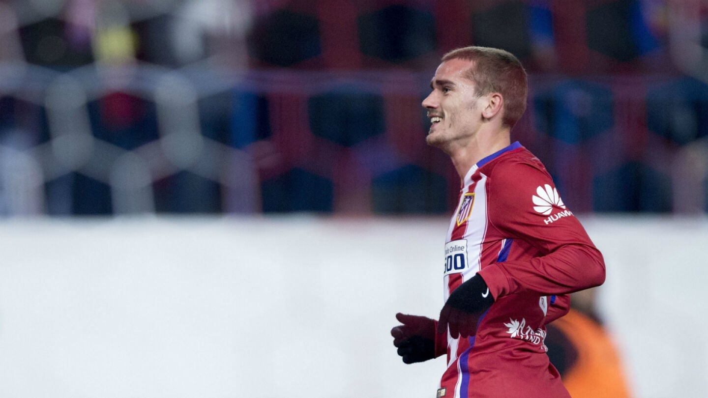 Griezmann, sonriente